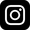 Logo de Instagram en noir et blanc