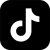 Logo de TikTok en noir et blanc